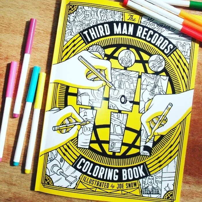 Third Man Records Coloring Book | Joe Snow — Third Man Books
